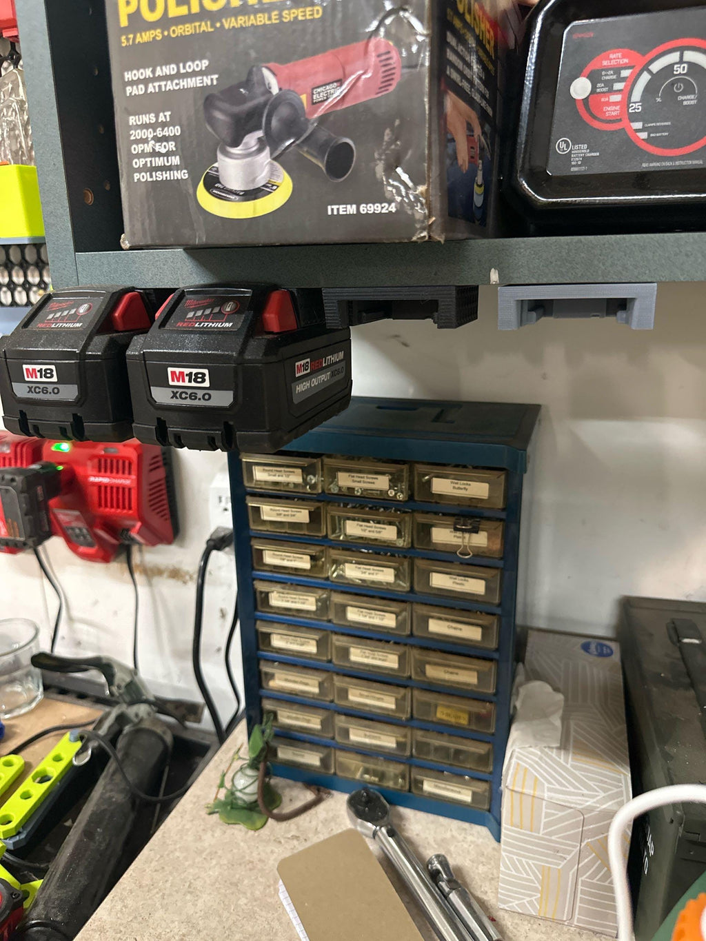 M18 Battery Mounts 4-Pack