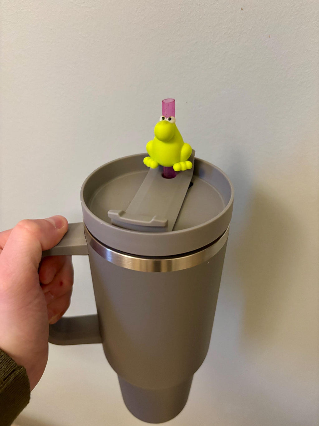 Frog Straw Topper