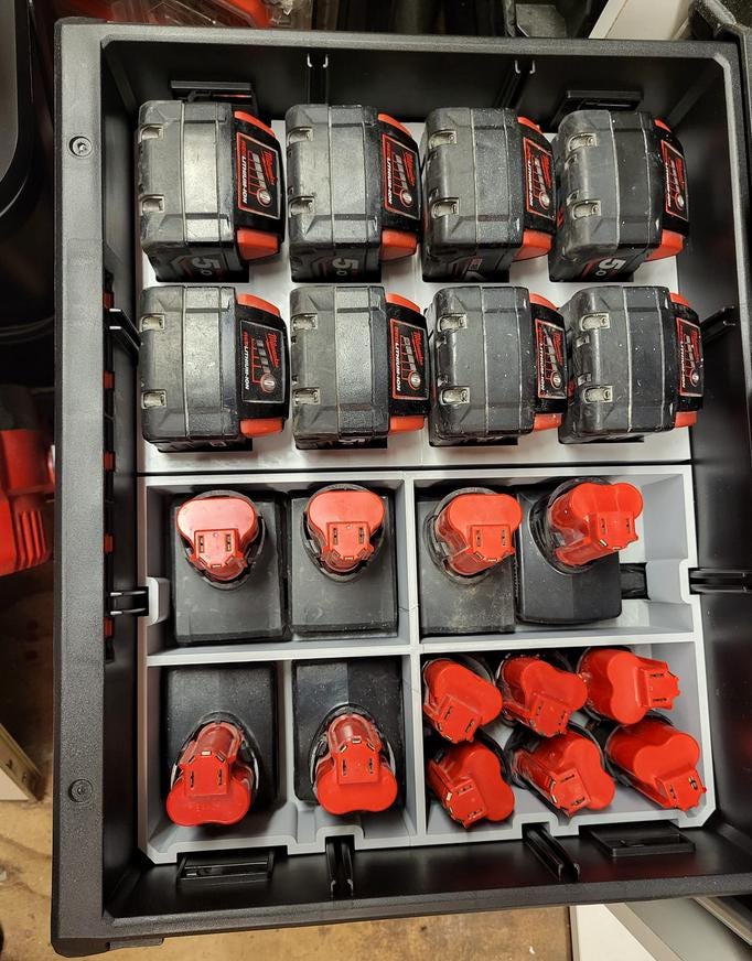 8×5.0Ah Battery Holder