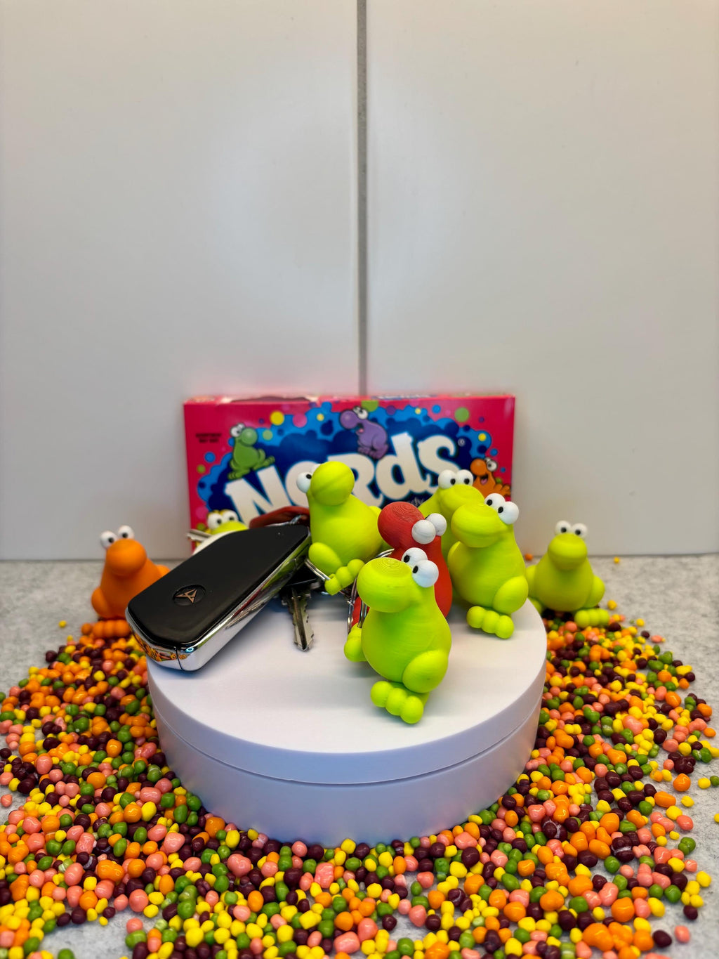 Nerds Frog Keychain
