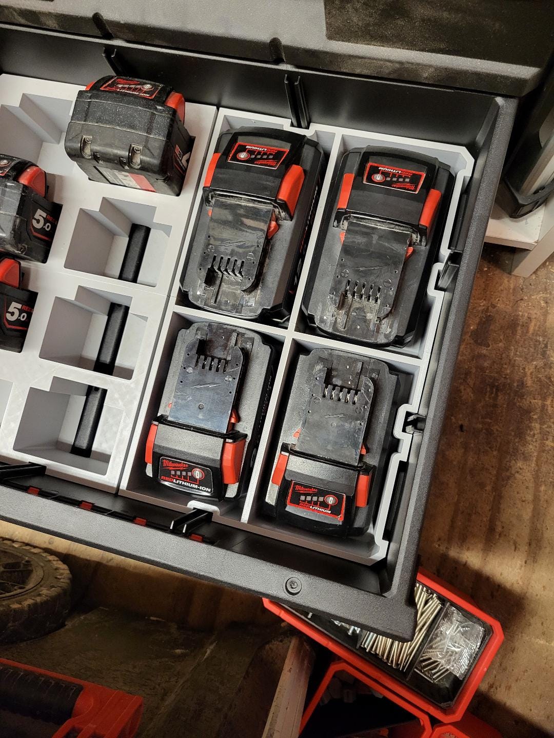 12Ah Battery Insert Storage