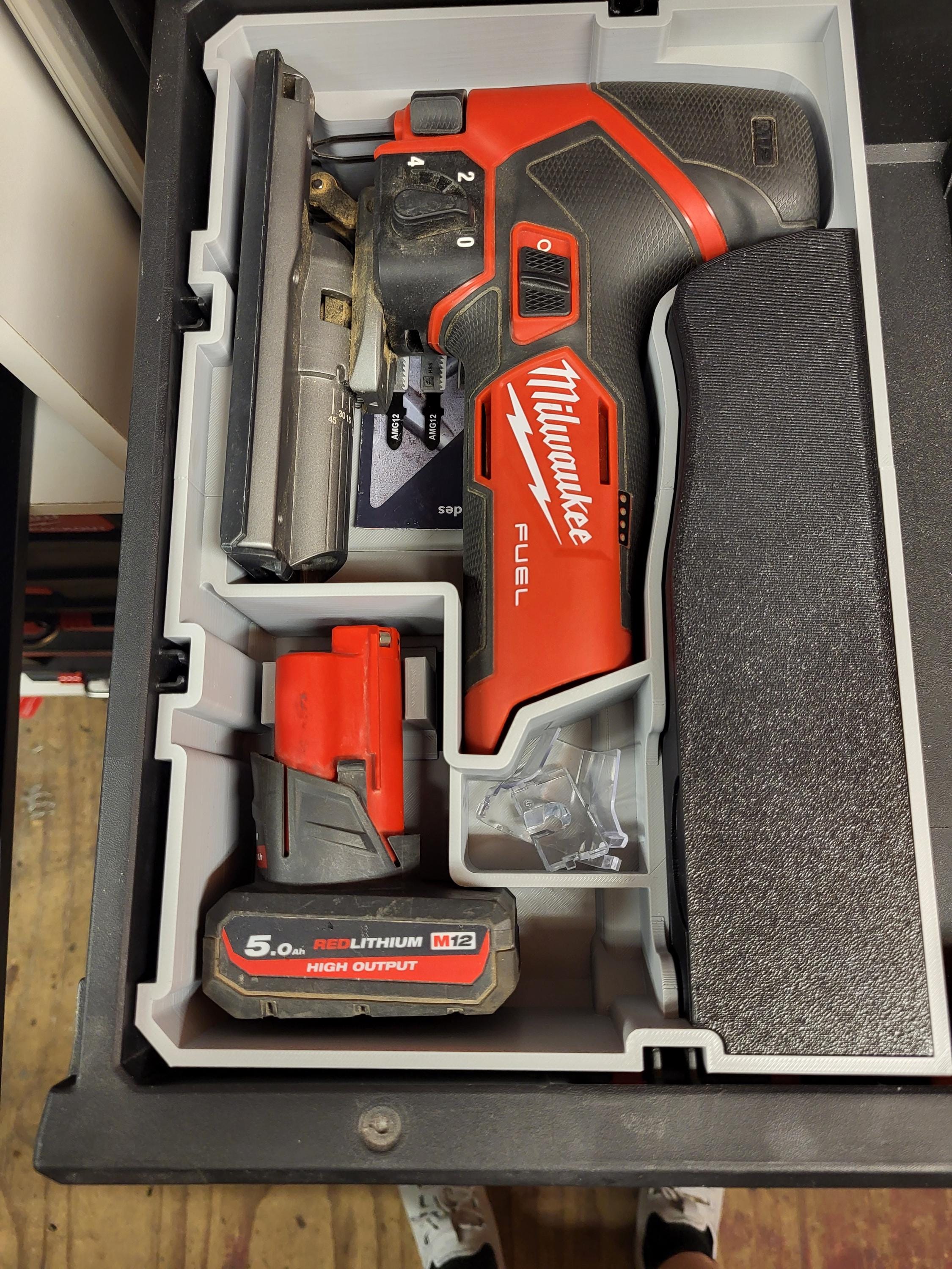 M12 Fuel Jigsaw 3-Drawer Storage