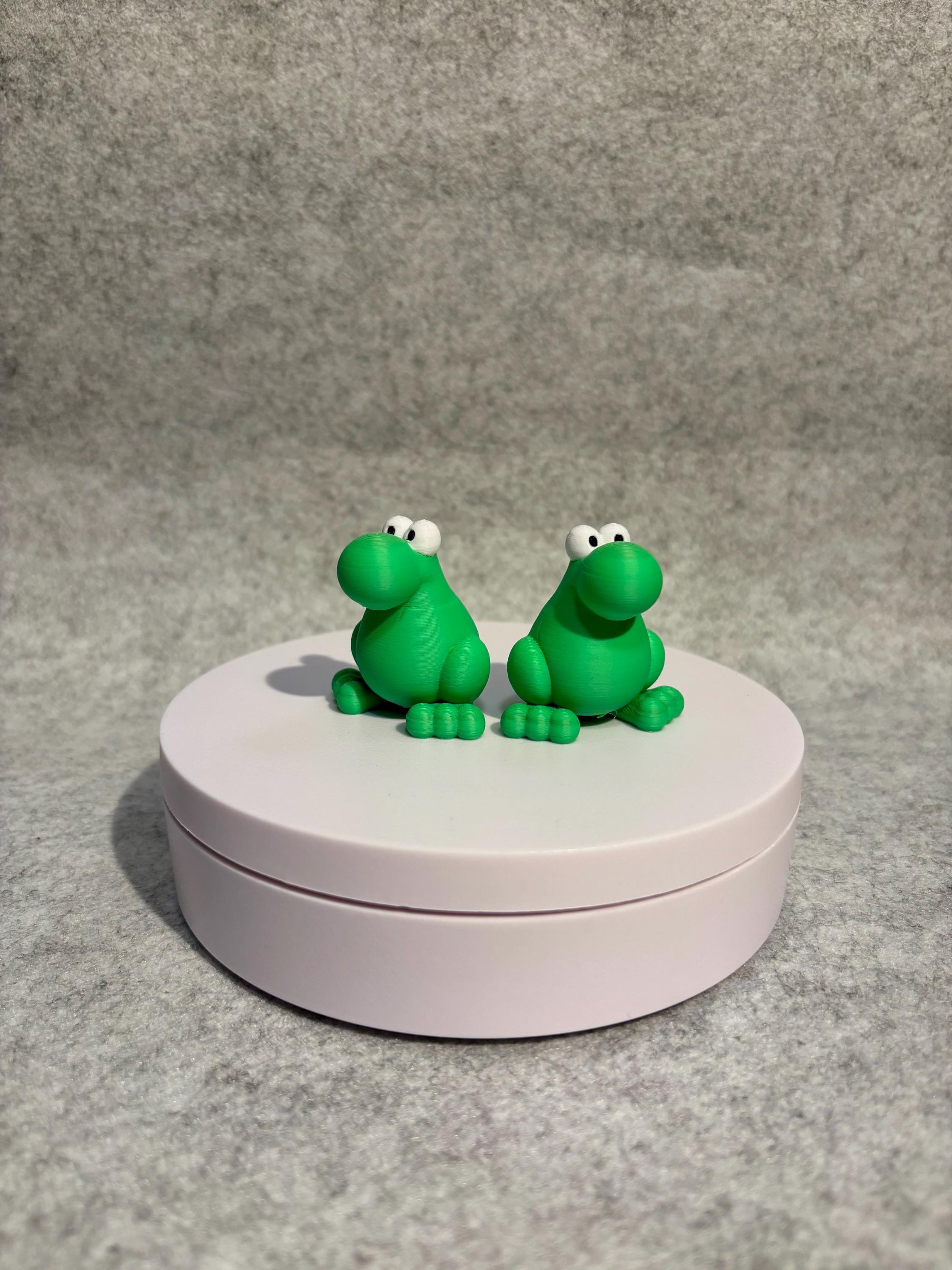 Nerds Frog Figurine