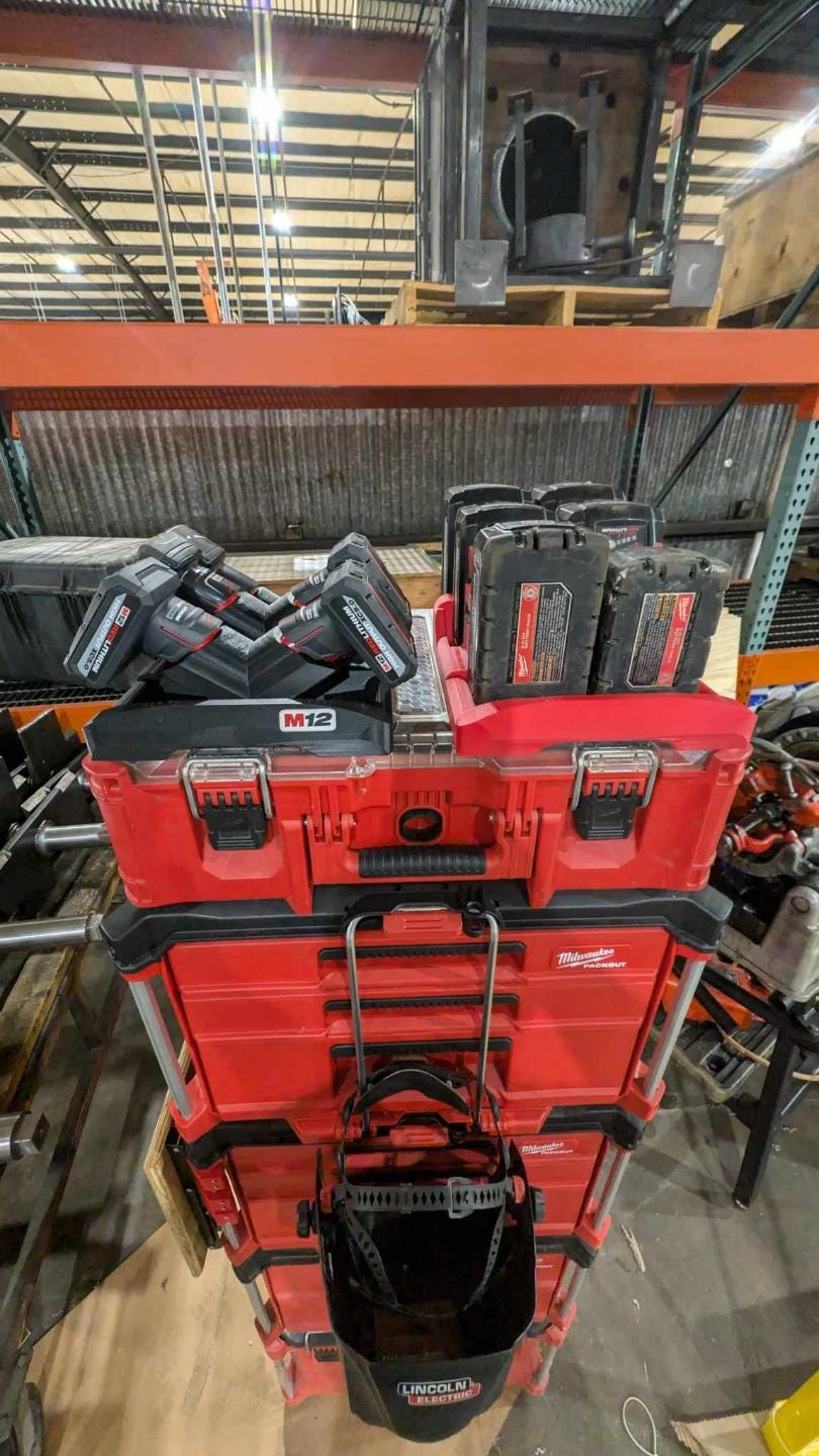 Milwaukee Inspired M12 6-Pack PACKOUT Caddy – Tool Storage Organizer