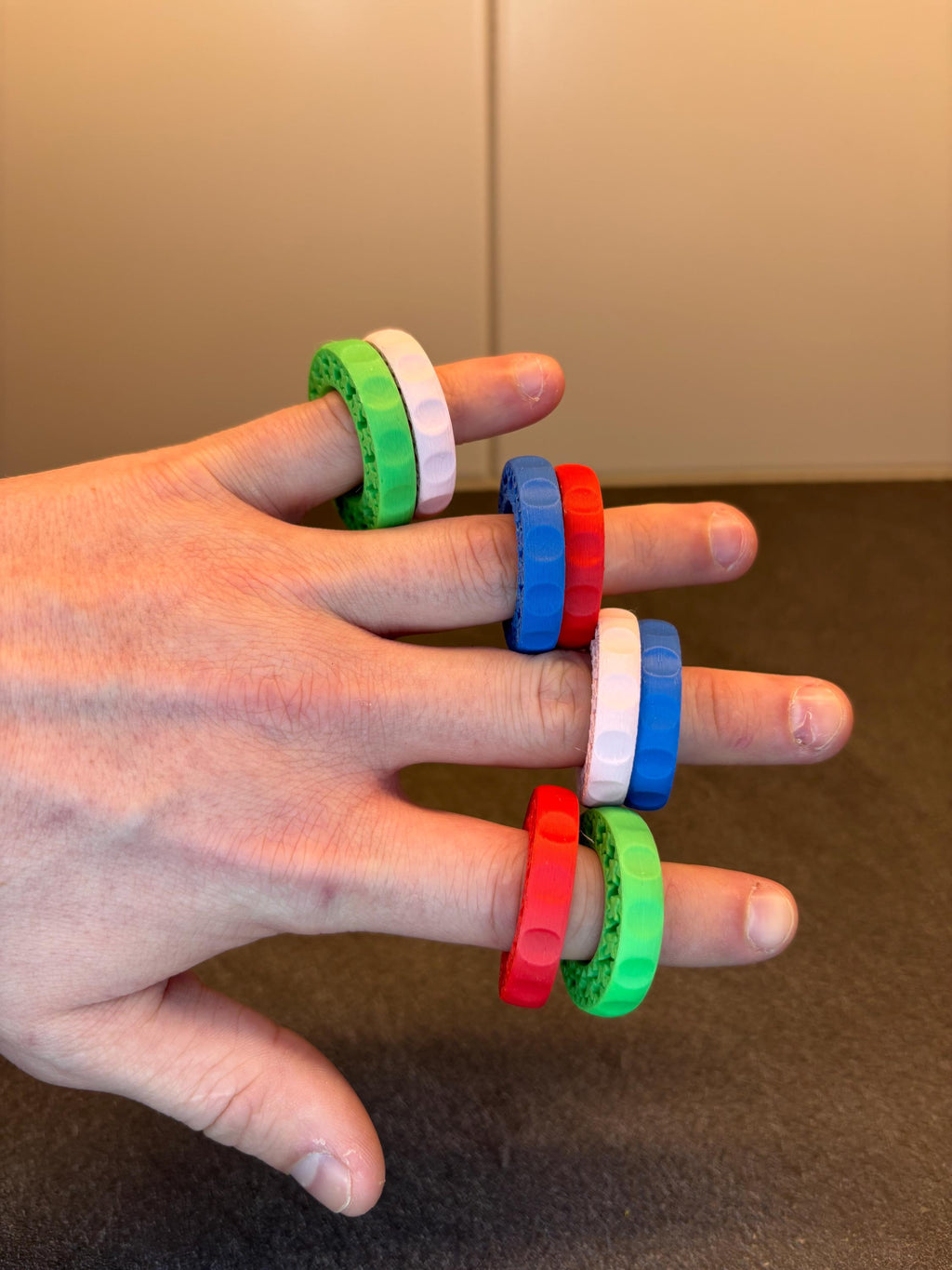 4-Pack Fidget Rings