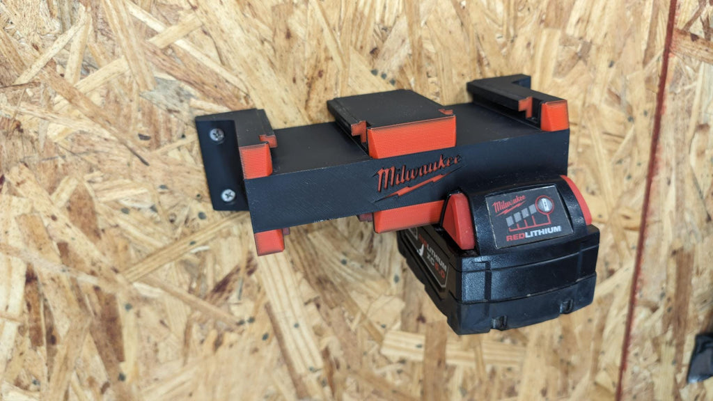 M18 Battery 4× PACKOUT Wall Mount