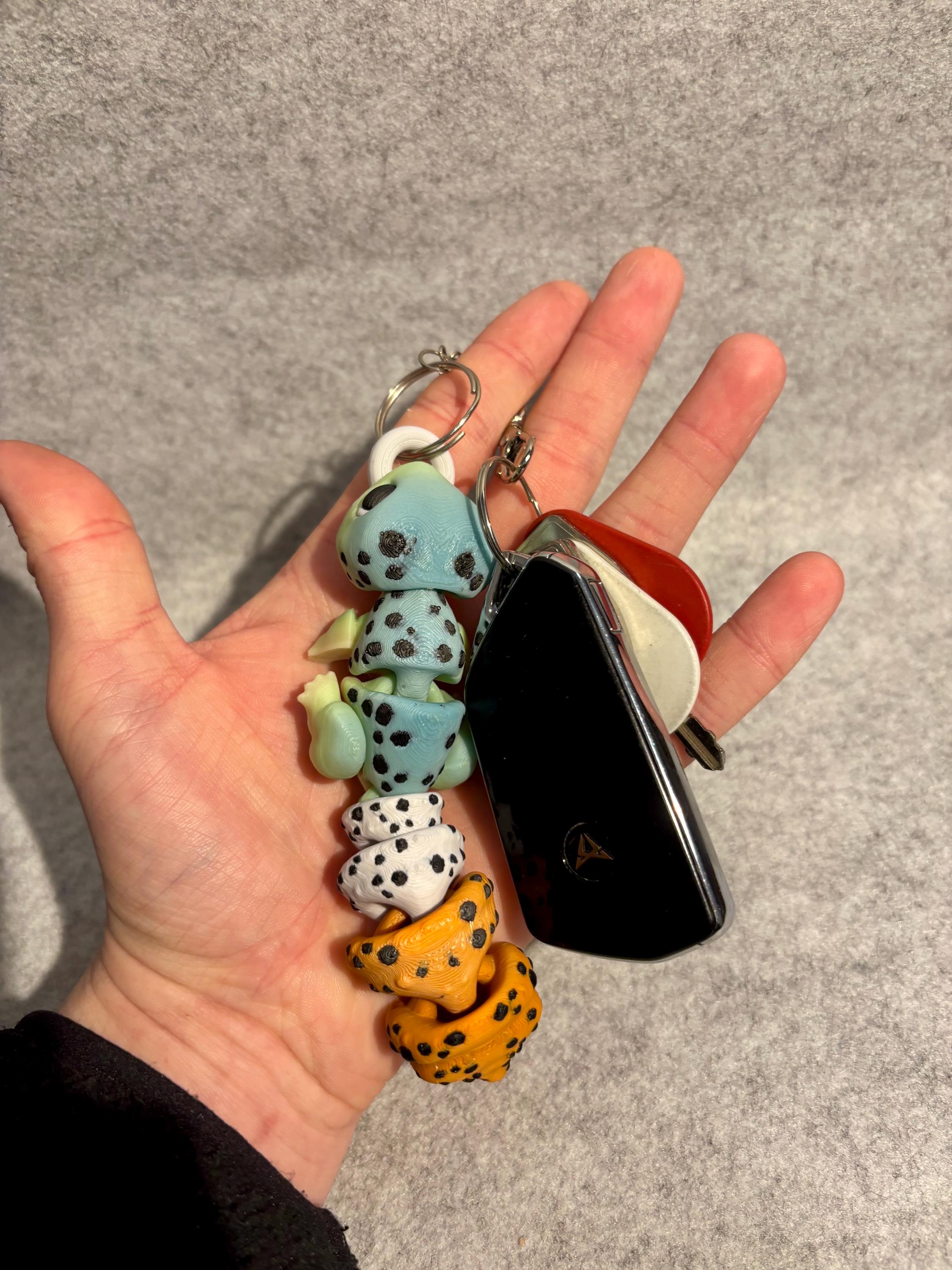 Flexi Gecko Keychain