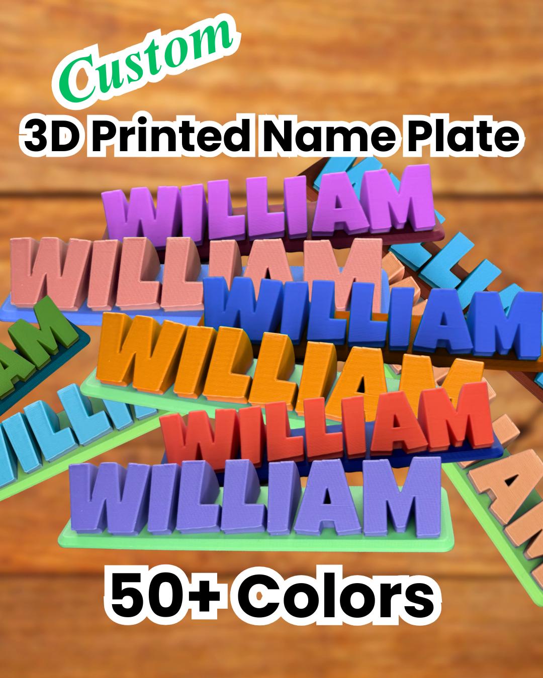 Custom Desk Name Sign