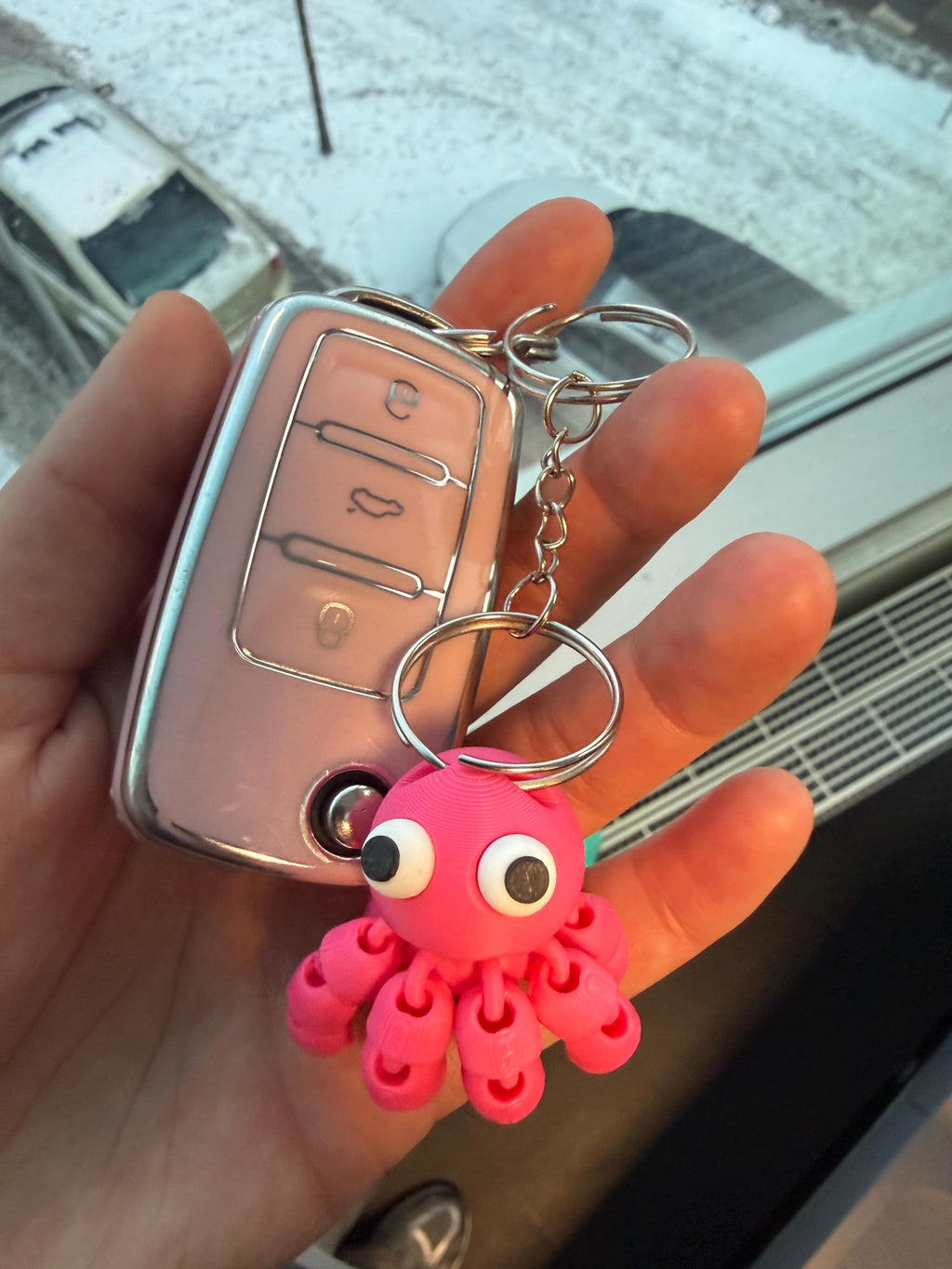 Flexi Octopus Keychain