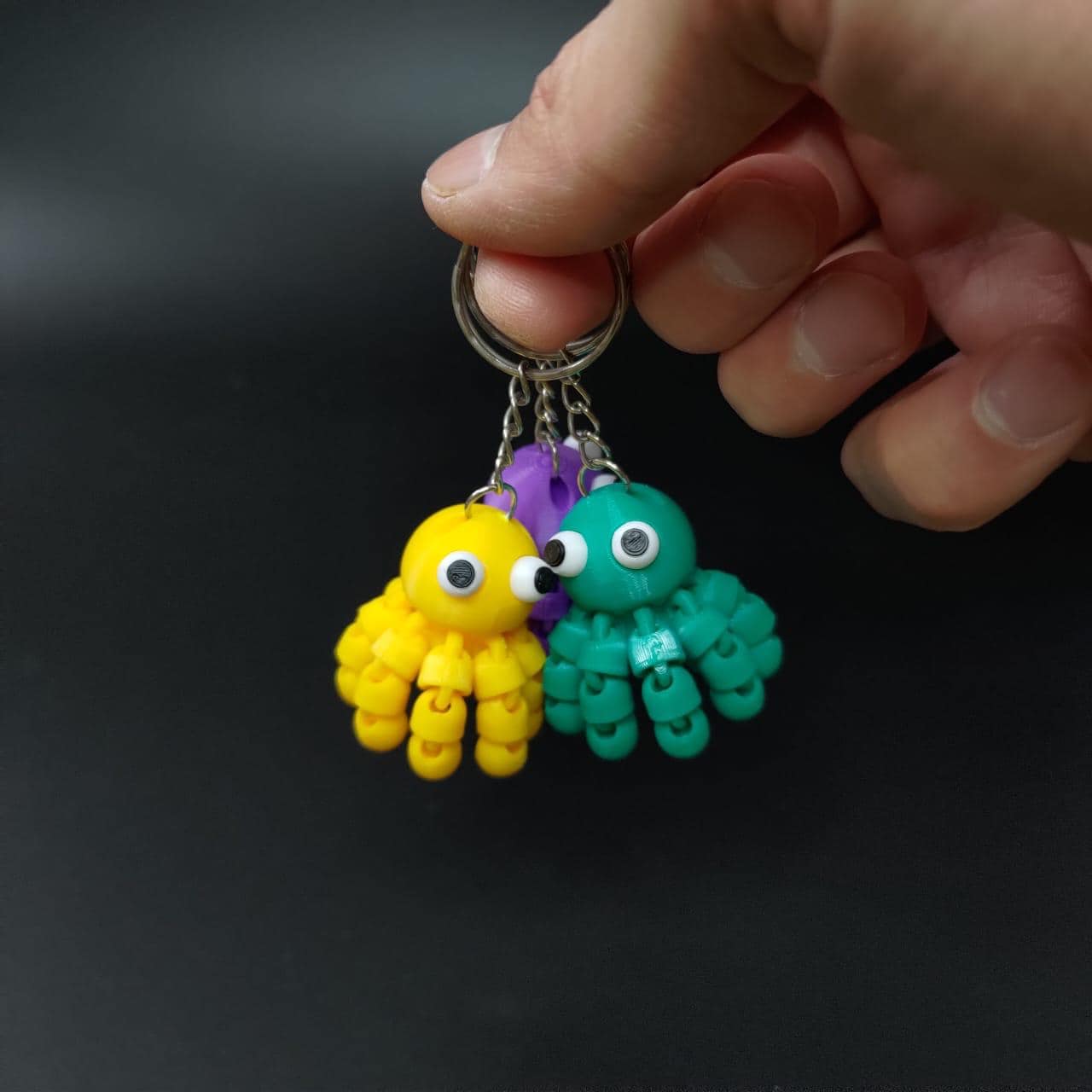 Flexi Octopus Keychain