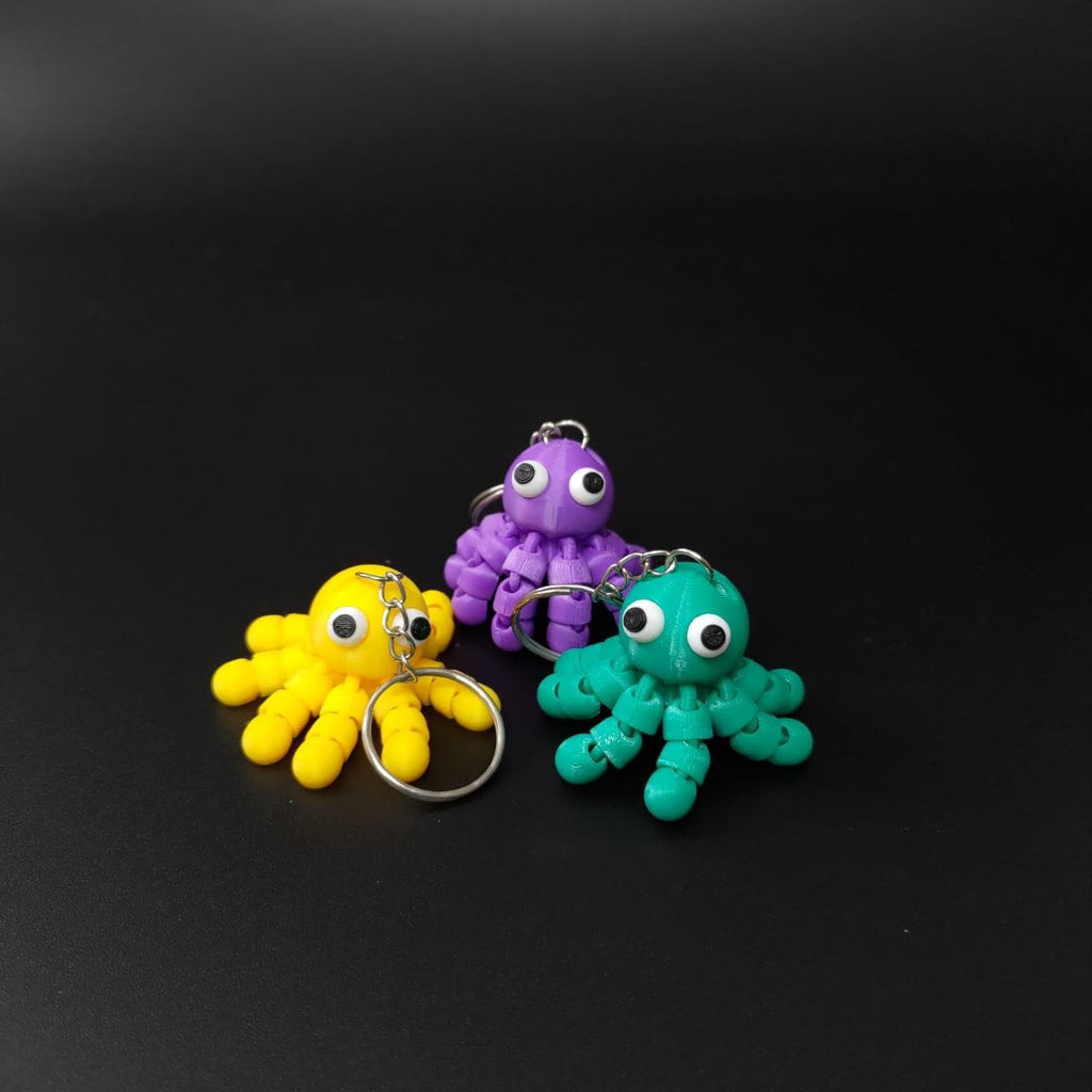 Flexi Octopus Keychain