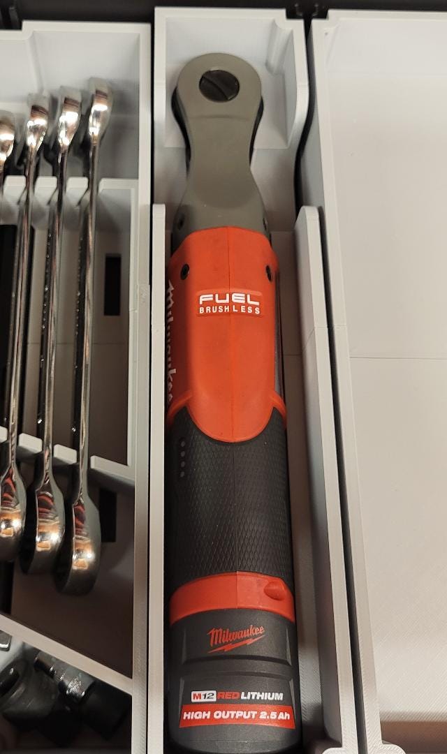 Slim Organiser M12 Fuel Ratchet