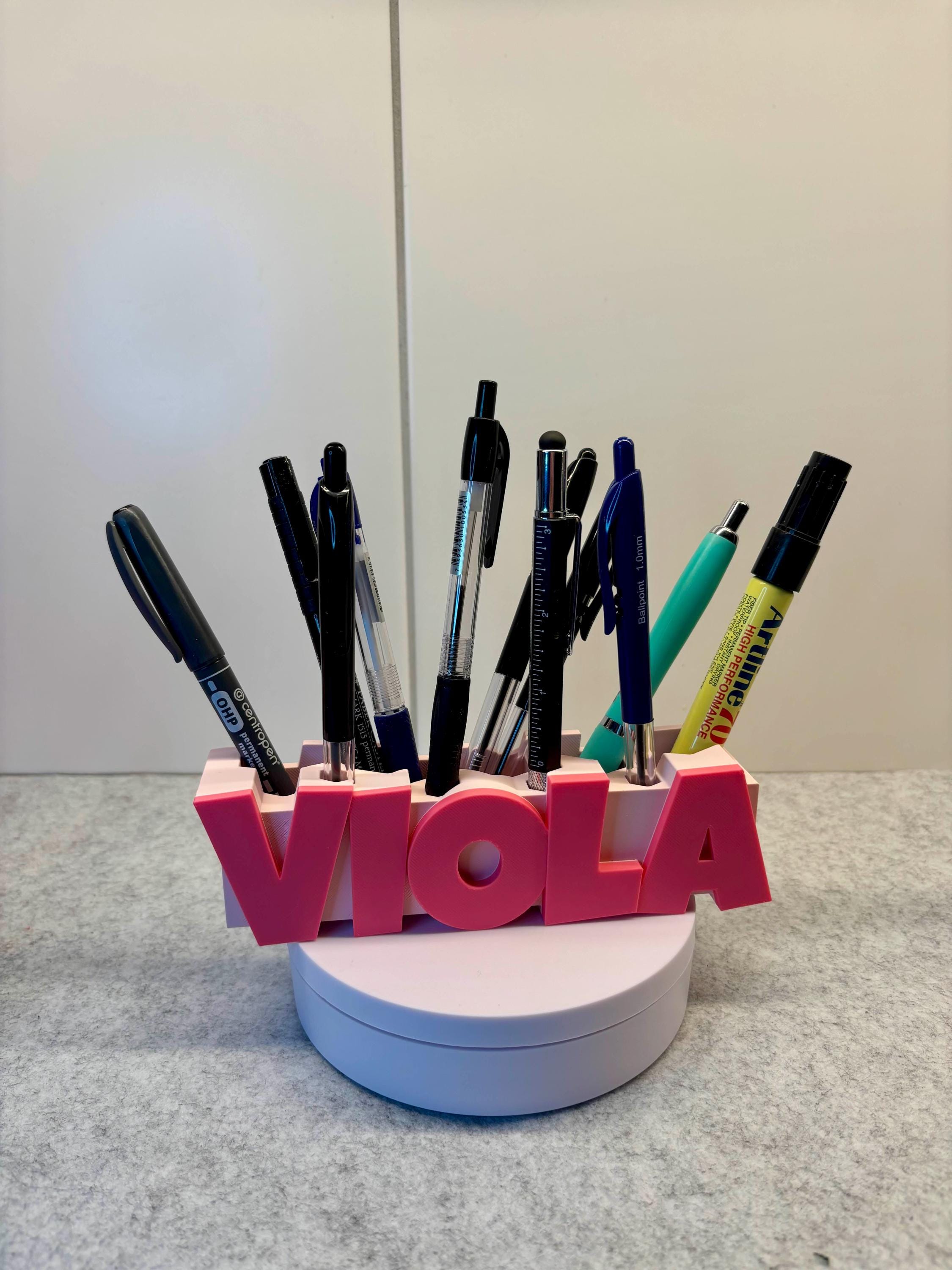 Custom Name Pen Holder
