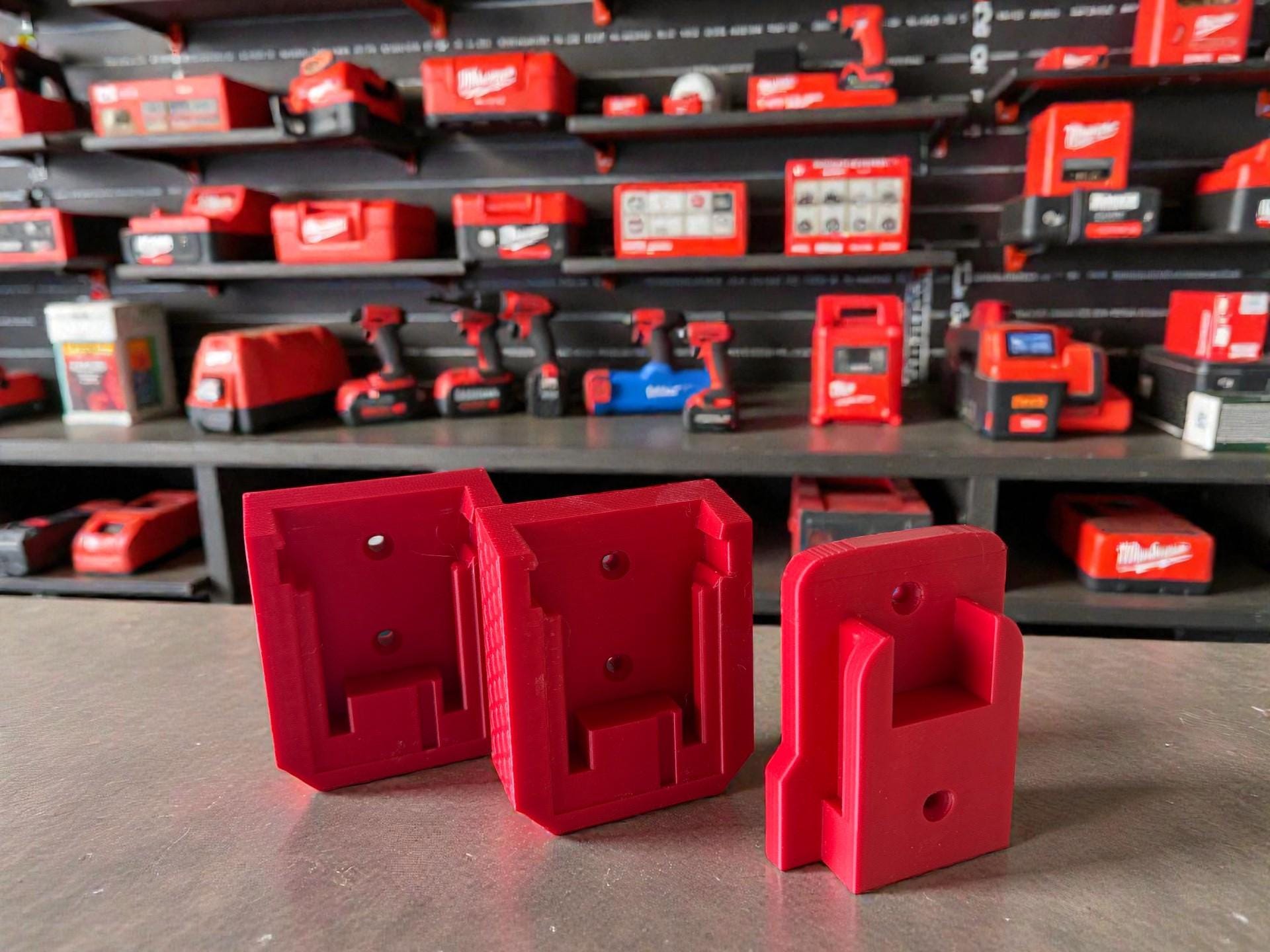 M18 Battery Mounts 4-Pack