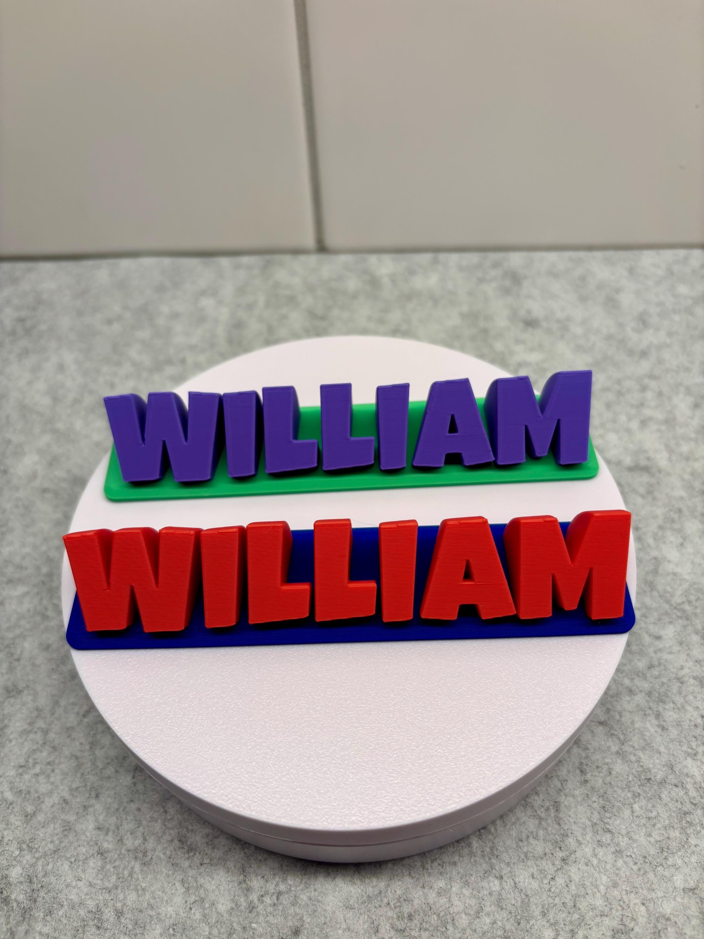 Custom Desk Name Sign