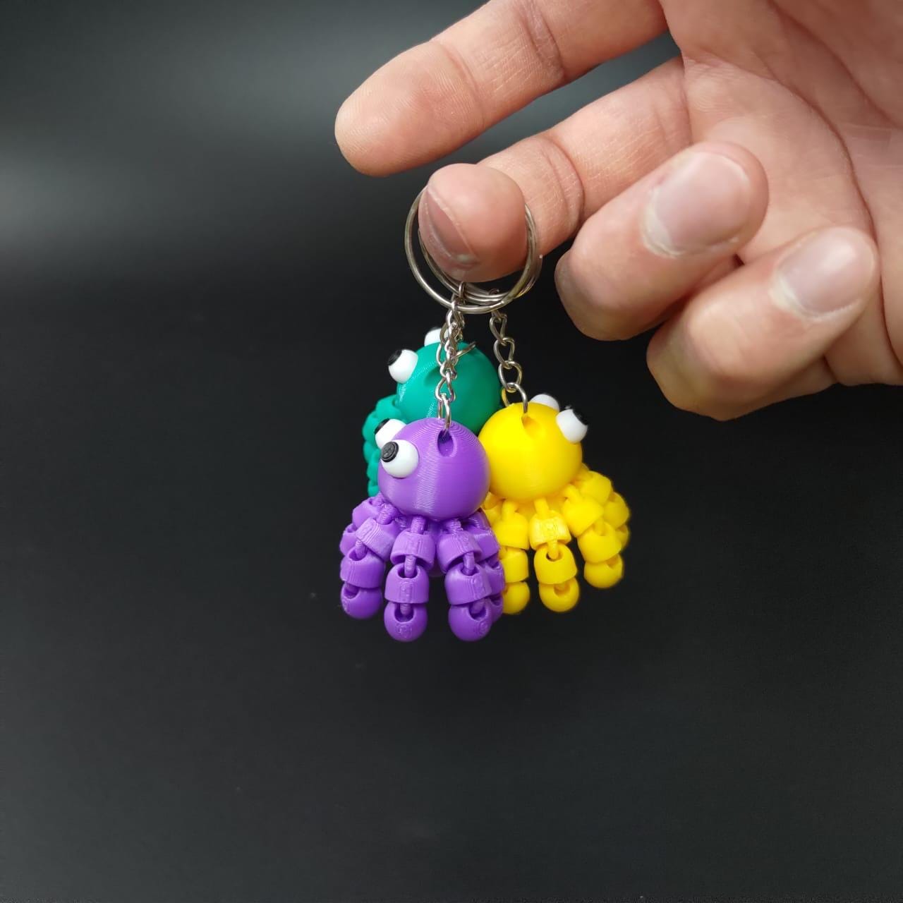 Flexi Octopus Keychain