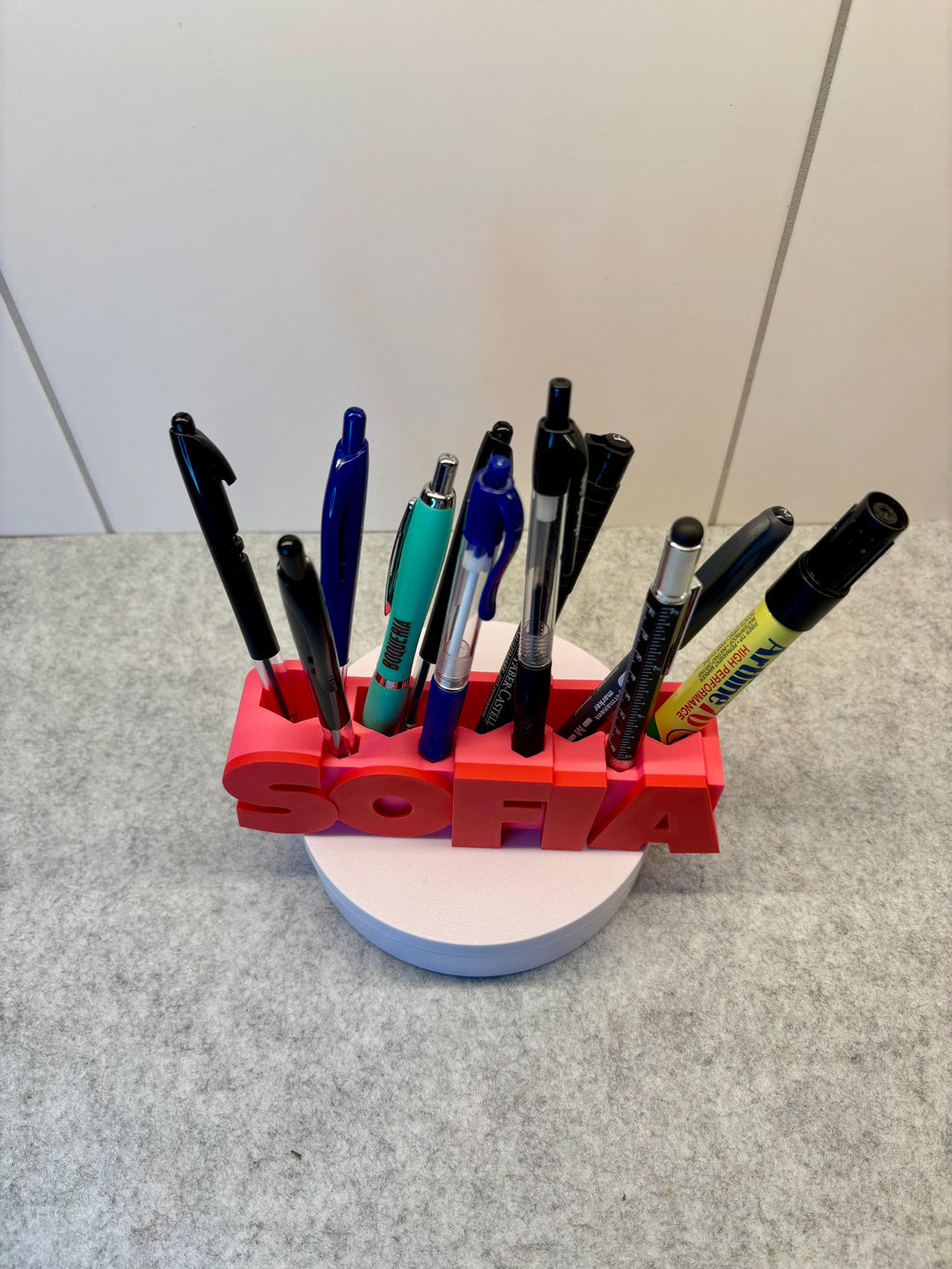 Custom Name Pen Holder