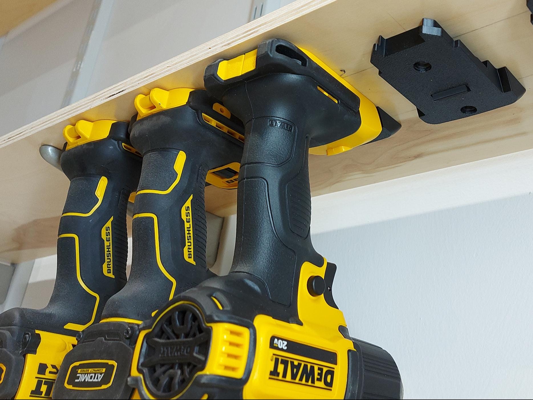 DeWalt Style 20V Tool Mount Holder - 4-Pack