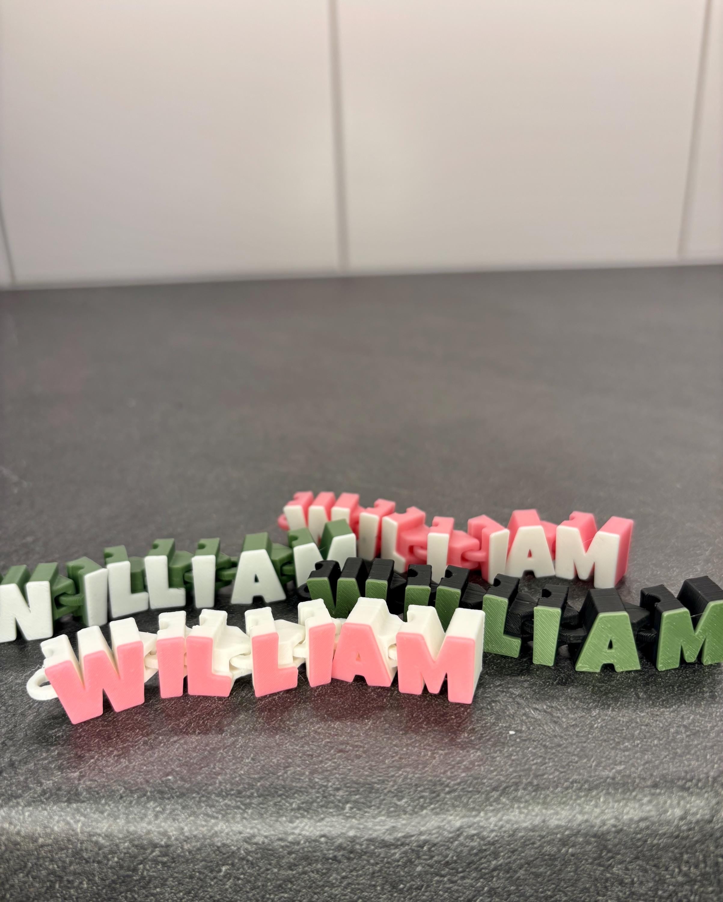 Custom Name Keychain