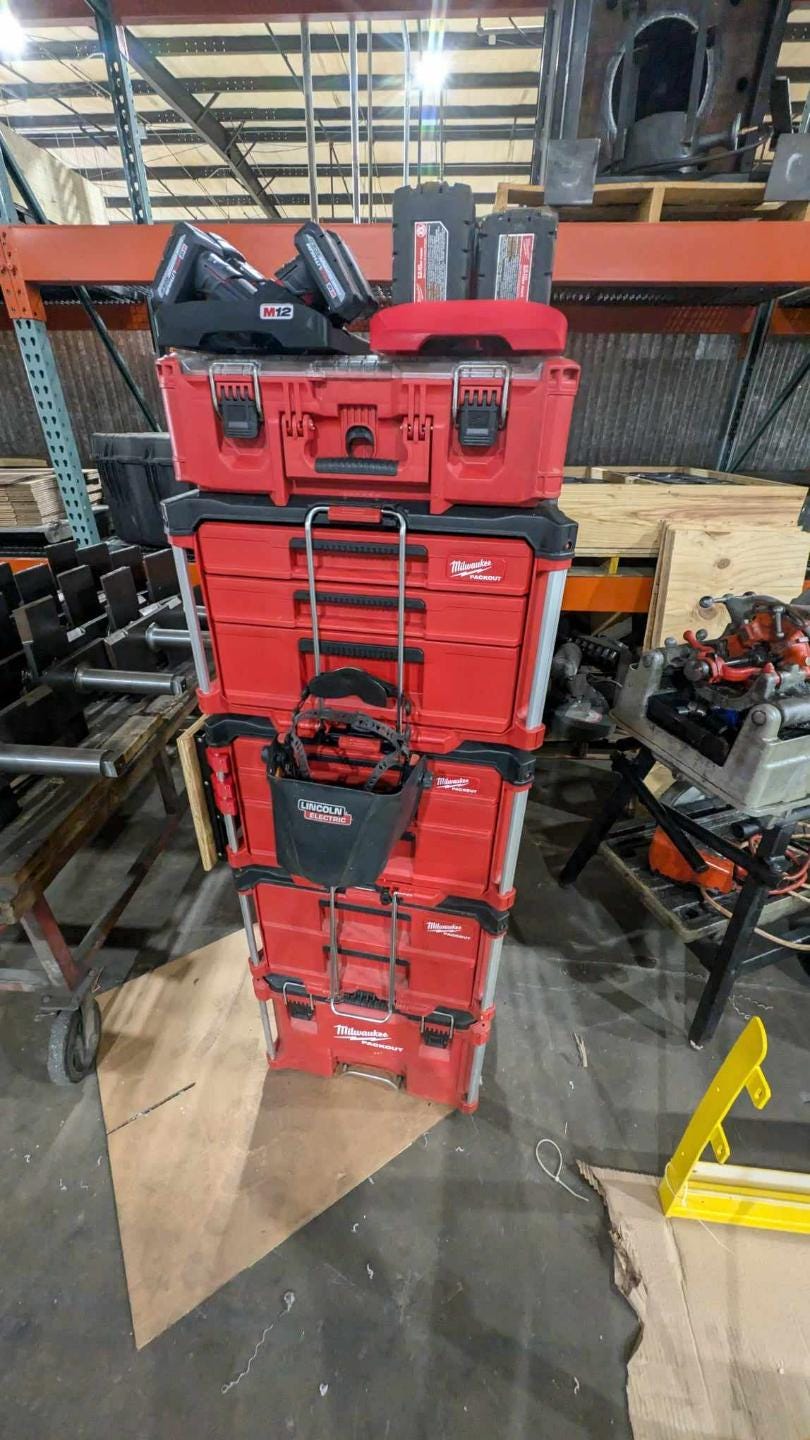 Milwaukee Inspired M12 6-Pack PACKOUT Caddy – Tool Storage Organizer