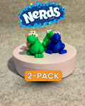 Nerds Frog Figurine 2-pack