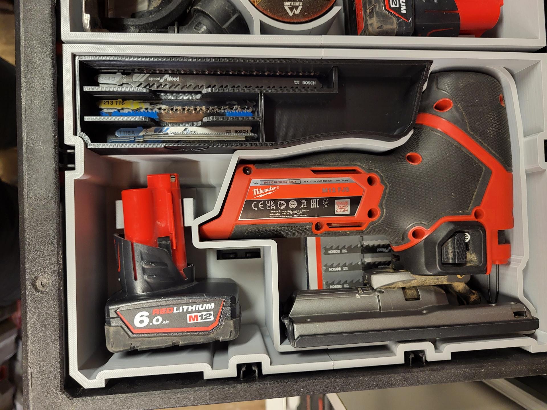 M12 Fuel Jigsaw Drawer Insert